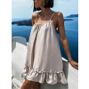 46146 13 bezove volankove saty glassy volneho strihu