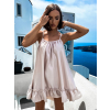 46146 14 bezove volankove saty glassy volneho strihu