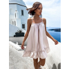 46146 4 bezove volankove saty glassy volneho strihu