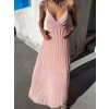 46947 7 staroruzove saty sunlove s plisovanou sukni