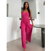 47220 2 tmave ruzovy overal hickory s plisovanymi kalhoty