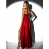 47265 10 cervene elegantni saty patilla s rozparkem