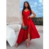 47265 2 cervene elegantni saty patilla s rozparkem