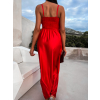47265 3 cervene elegantni saty patilla s rozparkem