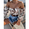 47442 3 hnedy kvetovany elegantni top lateral