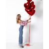 47466 9 bezovy kvetovany elegantni top lateral