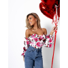47466 10 bezovy kvetovany elegantni top lateral