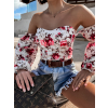 47466 bezovy kvetovany elegantni top lateral