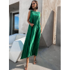 Zelené dlhé elegantné šaty WIRELESS