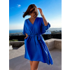 47601 1 kralovsky modre lehke saty mullbery s vystrihem