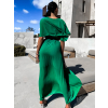 47961 3 zelene elegantni saty parfomelle s vystrihem do v