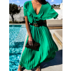 47961 4 zelene elegantni saty parfomelle s vystrihem do v