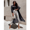 48099 bile elegantni kalhoty boysen s puntiky
