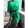 Zelené šaty EVERLEE so zaväzovaním