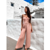 47298 3 staroruzovy overal hickory s plisovanymi kalhoty
