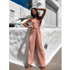 47298 staroruzovy overal hickory s plisovanymi kalhoty