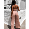 47298 4 staroruzovy overal hickory s plisovanymi kalhoty