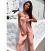 47298 2 staroruzovy overal hickory s plisovanymi kalhoty