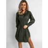 48342 3 khaki kosilove saty sierra na knofliky