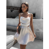 47226 bezove leskle elegantni saty jewelry s prustrihy