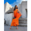 47361 7 oranzove dlouhe elegantni saty wireless