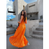 47361 8 oranzove dlouhe elegantni saty wireless