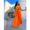 47361 9 oranzove dlouhe elegantni saty wireless