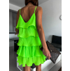 47985 neonove zelene saty stork s volanky