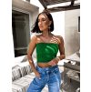 48054 zeleny elegantni crop top keet