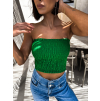 48054 2 zeleny elegantni crop top keet