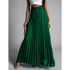 Zelená dlhá plisovaná sukňa SPRUCE