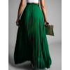Zelená dlhá plisovaná sukňa SPRUCE