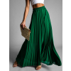 Zelená dlhá plisovaná sukňa SPRUCE