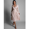 48570 bezove elegantni kosilove saty permanent s paskem