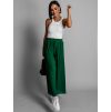 48576 3 zelene plisovane elegantni kalhoty selie