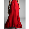 Červená dlhá plisovaná sukňa SPRUCE