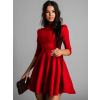 48642 2 cervene elegantni saty ground s dlouhym rukavem