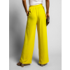 46704 3 zlute elegantni kalhoty coral s rozsirenymi nohavicemi