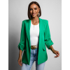 47691 3 zelene elegantni sako majorie volneho strihu