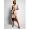 47742 2 bezove elegantni saty maverick s volanky