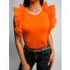 47757 oranzove elegantni body knight s volanky