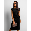 48945 1 cerne jednoduche dlouhe saty mabeli s prustrihy