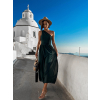 49545 4 smaragdove elegantni dlouhe saty float