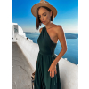 49545 8 smaragdove elegantni dlouhe saty float