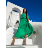 49665 3 zelene dlouhe elegantni saty navel na jedno rameno
