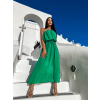 49665 zelene dlouhe elegantni saty navel na jedno rameno