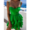 50001 zelene elegantni saty likely s volanky