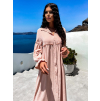 50127 4 staroruzove kosilove saty kali s volanky