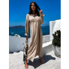 50196 2 bezove kosilove saty kali s volanky