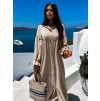 50196 6 bezove kosilove saty kali s volanky